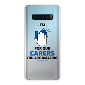 CLAPFOROURCARERS #Clapforourcarers Transparent Soft Phone Case - HBS Inspire Me