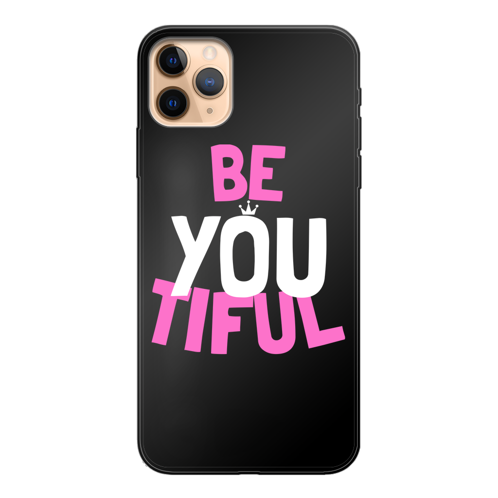 Be YOUtiful Black Soft Phone Case - HBS Inspire Me