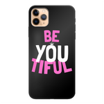 Be YOUtiful Black Soft Phone Case - HBS Inspire Me