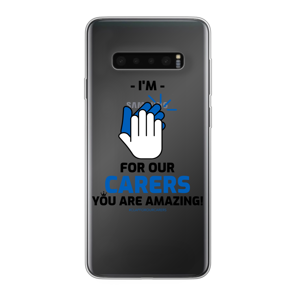 CLAPFOROURCARERS #Clapforourcarers Transparent Soft Phone Case - HBS Inspire Me