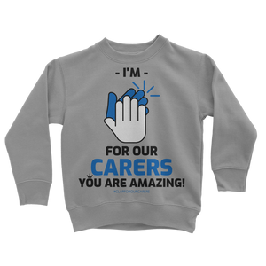 #Clapforourcarers Sweatshirt Kids/Junior - HBS Inspire Me