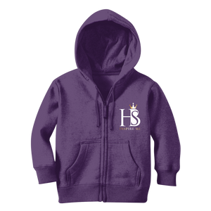 BE YOUtiful Kids Zip Hoodie - HBS Inspire Me