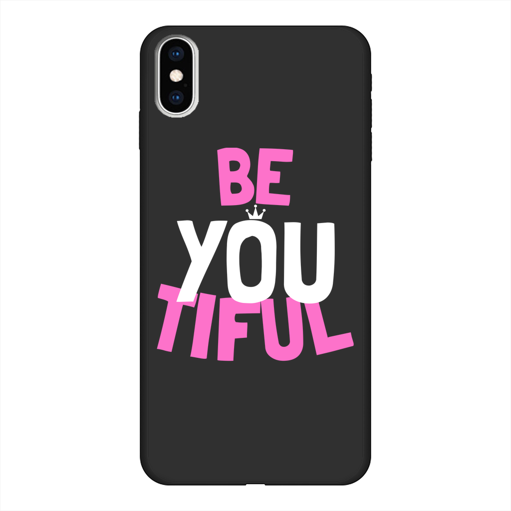 Be YOUtiful Black Soft Phone Case - HBS Inspire Me