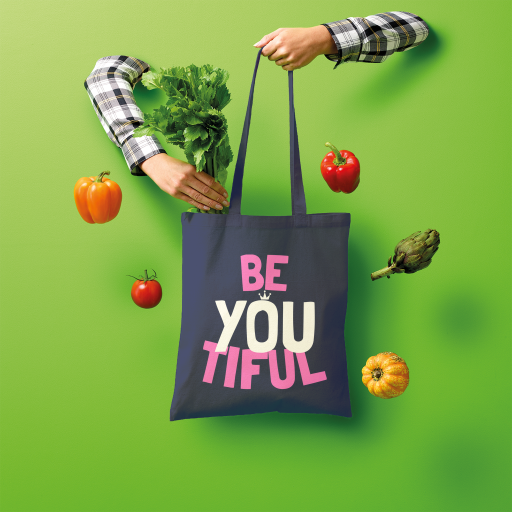 Be YOUtiful Shopper Tote Bag - HBS Inspire Me