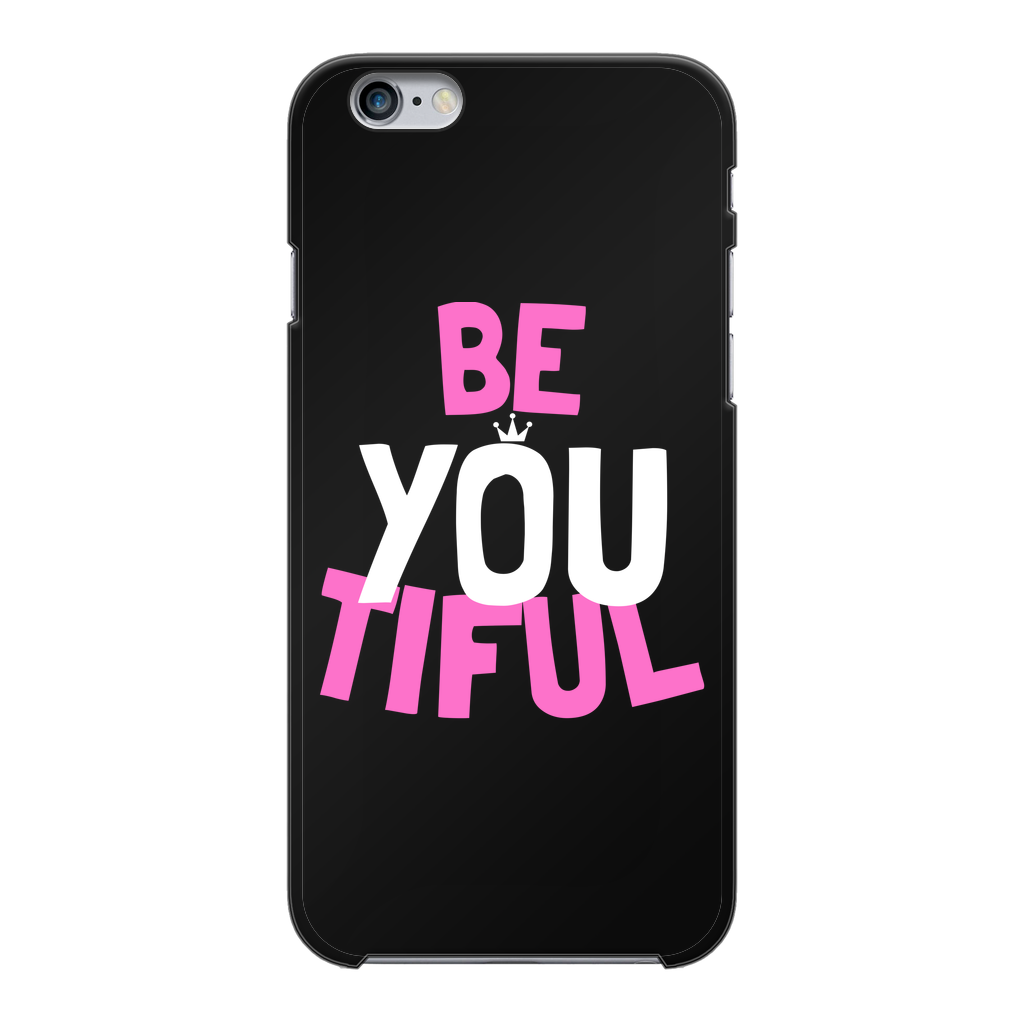 Be YOUtiful Black Hard Phone Case - HBS Inspire Me