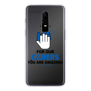 CLAPFOROURCARERS #Clapforourcarers Transparent Soft Phone Case - HBS Inspire Me