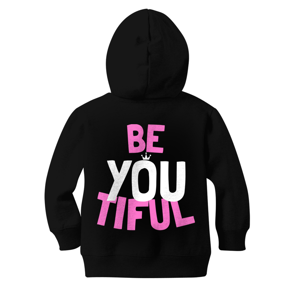 BE YOUtiful Kids Zip Hoodie - HBS Inspire Me