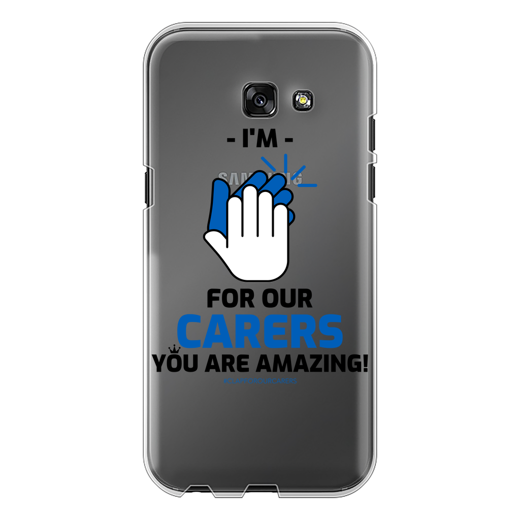 CLAPFOROURCARERS #Clapforourcarers Transparent Hard Phone Case - HBS Inspire Me