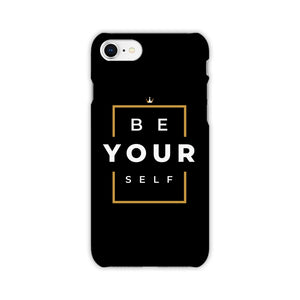 Be Yourself Full-Protective PC Hard Case For iPhone - HBS Inspire Me