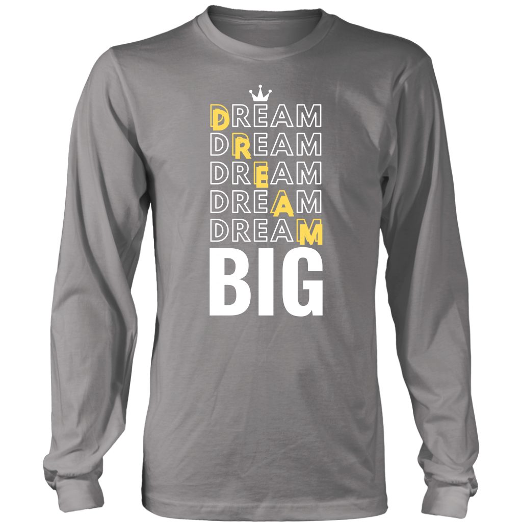 Dream Big Men's Long/Short Sleeve Shirt - HBS Inspire Me