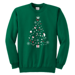 Christmas Tree Youth Crewneck Unisex Sweatshirt (Available in 8 colors) - HBS Inspire Me