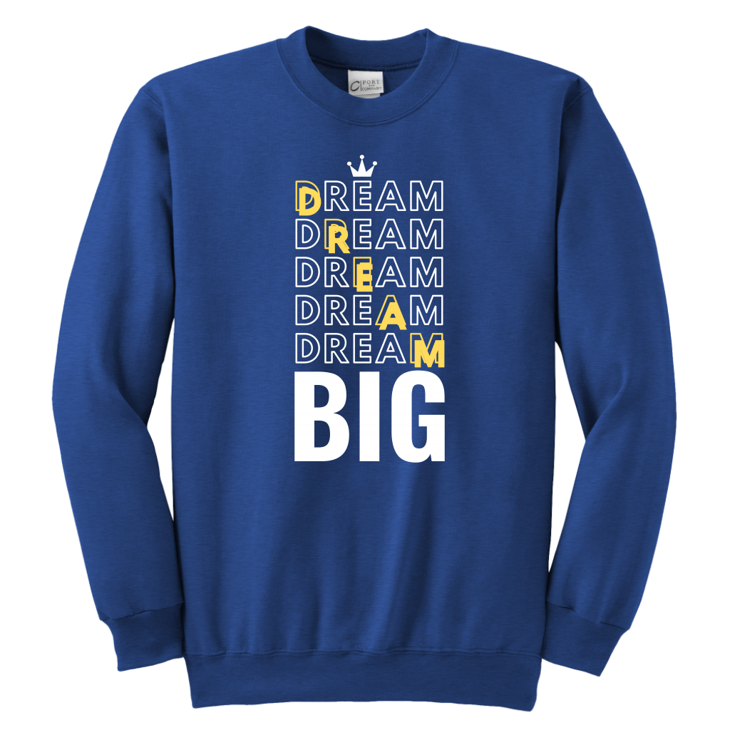 Dream Big Youth Sweatshirt - HBS Inspire Me