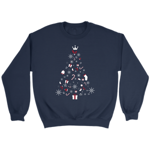 Christmas Tree Adult Crewneck Unisex Sweatshirt (Available in 6 different colours) - HBS Inspire Me