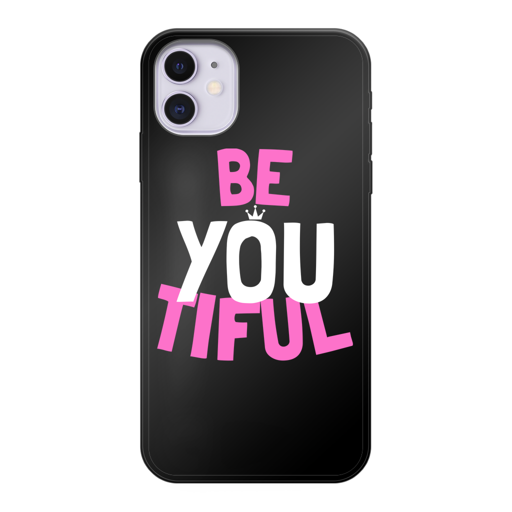 Be YOUtiful Black Soft Phone Case - HBS Inspire Me