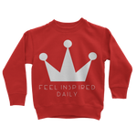 Feel Inspired. Daily. Sweatshirt Kids/Junior - HBS Inspire Me