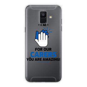 CLAPFOROURCARERS #Clapforourcarers Transparent Soft Phone Case - HBS Inspire Me