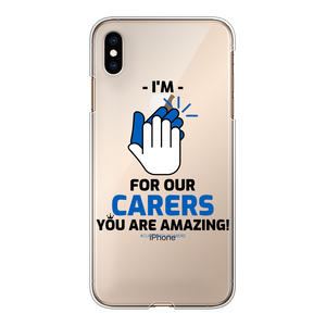 CLAPFOROURCARERS #Clapforourcarers Transparent Hard Phone Case - HBS Inspire Me