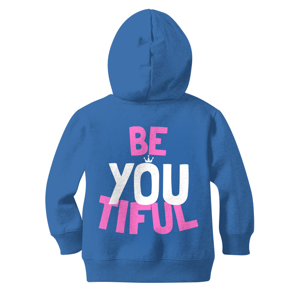 BE YOUtiful Kids Zip Hoodie - HBS Inspire Me