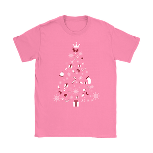 Christmas Tree Womens T-Shirt (Available in 6 Colours) - HBS Inspire Me