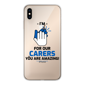 CLAPFOROURCARERS #Clapforourcarers Transparent Soft Phone Case - HBS Inspire Me