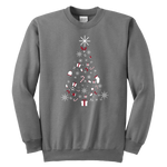 Christmas Tree Youth Crewneck Unisex Sweatshirt (Available in 7 Colours) - HBS Inspire Me