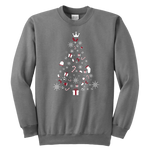 Christmas Tree Youth Crewneck Unisex Sweatshirt (Available in 8 colors) - HBS Inspire Me