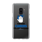 CLAPFOROURCARERS #Clapforourcarers Transparent Soft Phone Case - HBS Inspire Me