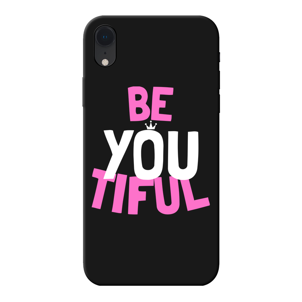 Be YOUtiful Black Soft Phone Case - HBS Inspire Me