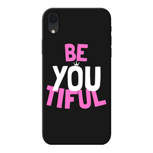 Be YOUtiful Black Soft Phone Case - HBS Inspire Me