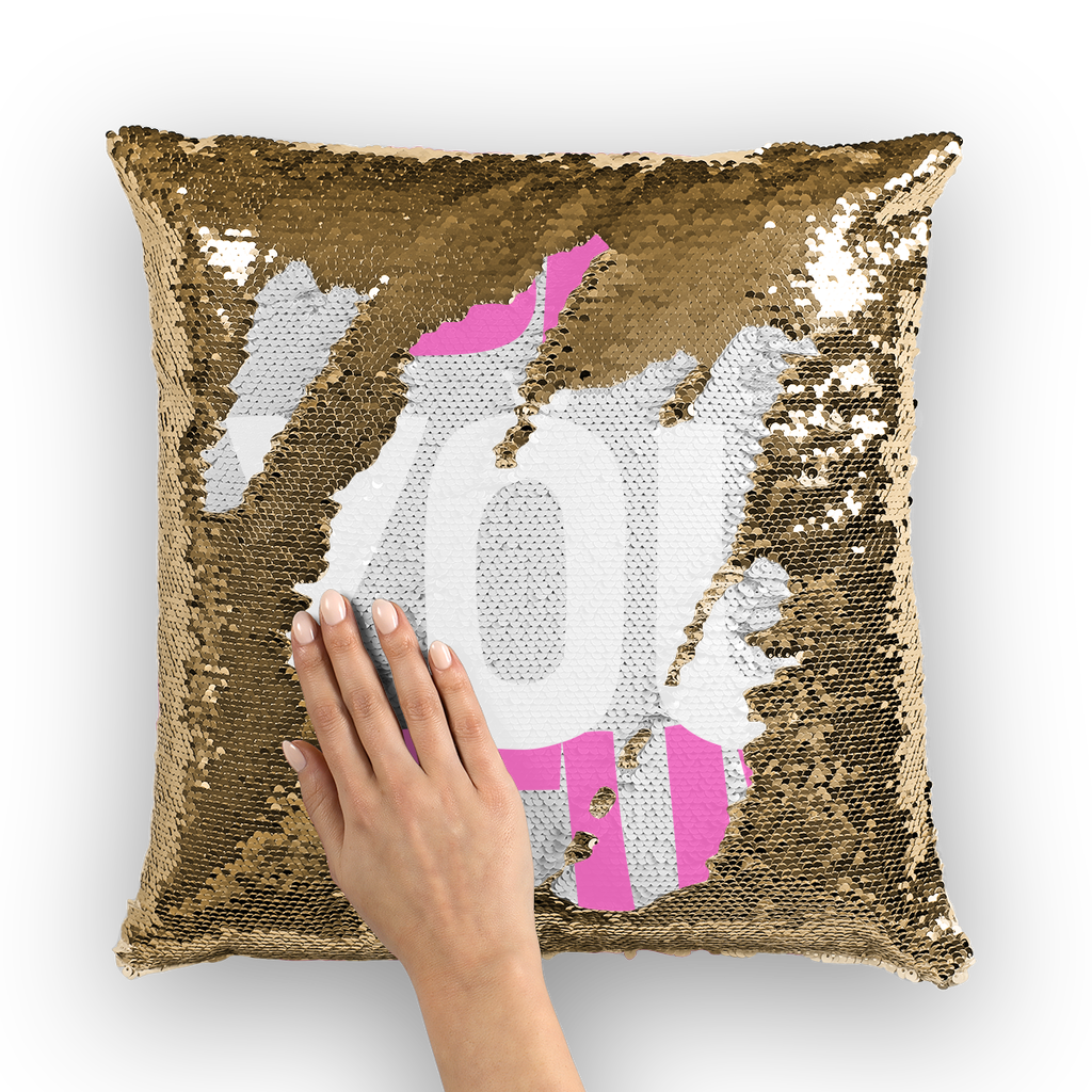 Be YOUtiful Sequin Cushion Cover - HBS Inspire Me