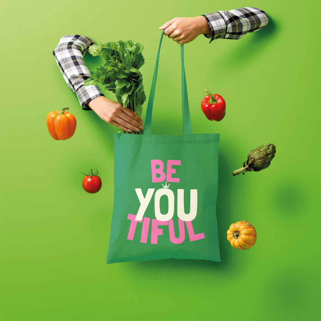 Be YOUtiful Shopper Tote Bag - HBS Inspire Me