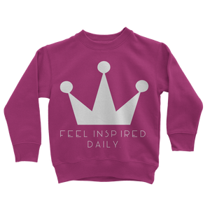 Feel Inspired. Daily. Sweatshirt Kids/Junior - HBS Inspire Me