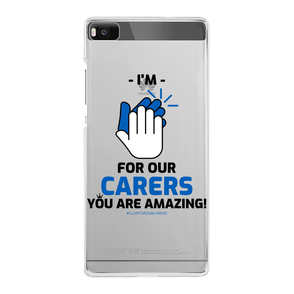 CLAPFOROURCARERS #Clapforourcarers Transparent Hard Phone Case - HBS Inspire Me