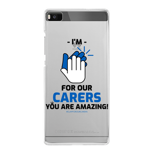 CLAPFOROURCARERS #Clapforourcarers Transparent Hard Phone Case - HBS Inspire Me