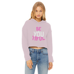 Be YOUtiful Ladies Cropped Hoodie - HBS Inspire Me