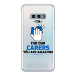 CLAPFOROURCARERS #Clapforourcarers Transparent Soft Phone Case - HBS Inspire Me