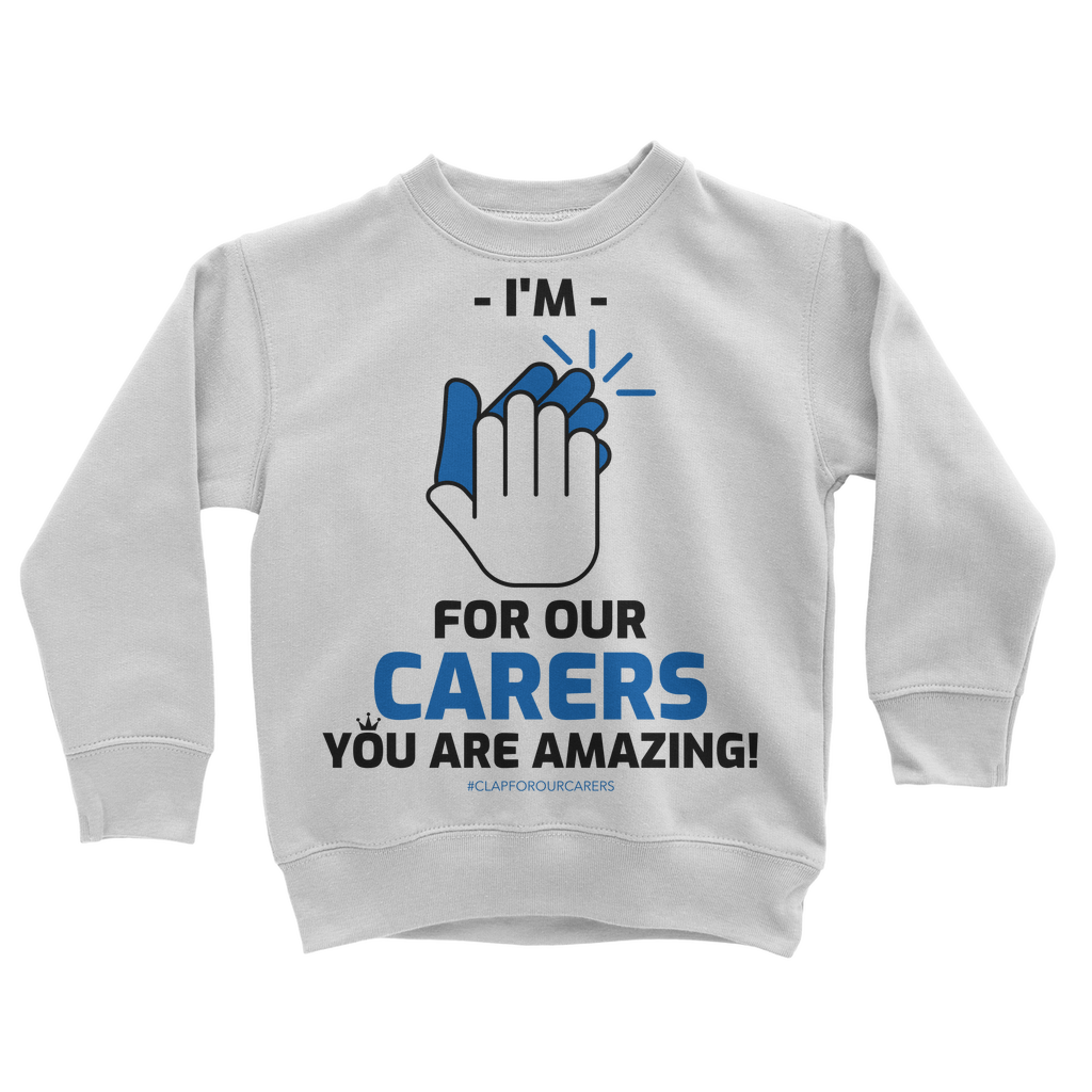 #Clapforourcarers Sweatshirt Kids/Junior - HBS Inspire Me