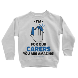 #Clapforourcarers Sweatshirt Kids/Junior - HBS Inspire Me