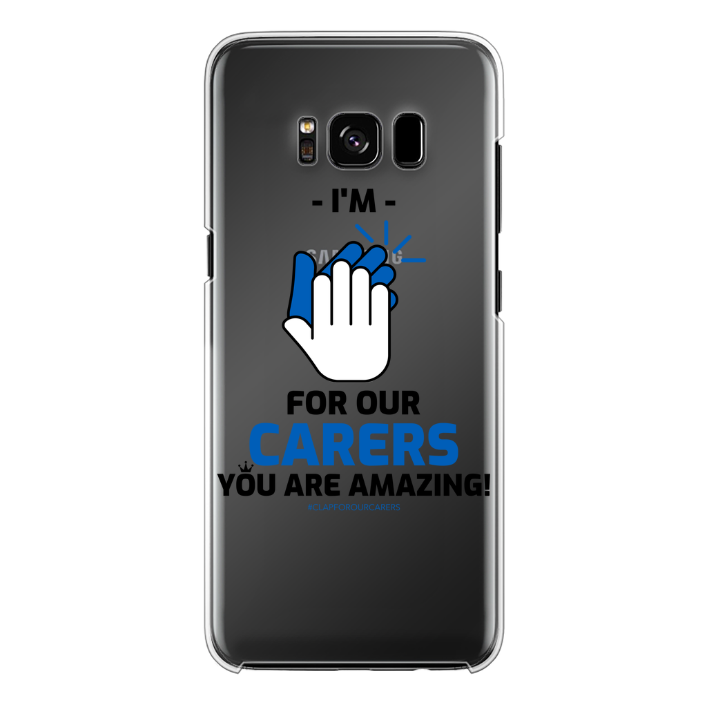 CLAPFOROURCARERS #Clapforourcarers Transparent Hard Phone Case - HBS Inspire Me