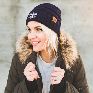 Personalised Adult Monogram Beanie - HBS Inspire Me