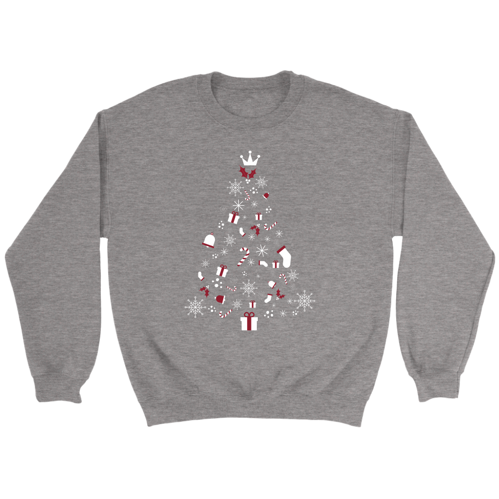 Christmas Tree Adult Crewneck Unisex Sweatshirt (Available in 6 different colours) - HBS Inspire Me