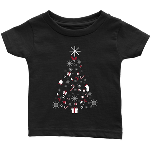 Christmas Tree Infant T-shirt Available in 4 Different Colours - HBS Inspire Me