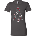 Christmas Tree Womens Feminine Fit Shirt (Available in 8 Different Colours) - HBS Inspire Me