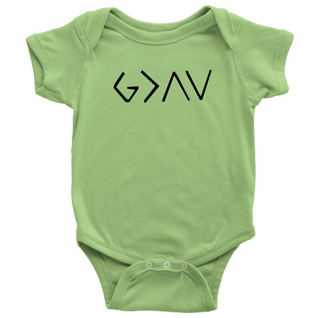 HIGHS AND LOWS UNISEX BABY BODYSUIT - HBS Inspire Me