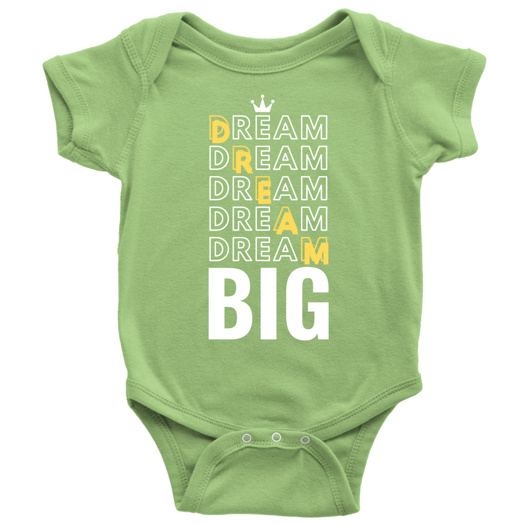 Dream Big Baby Bodysuit and T-shirt - HBS Inspire Me