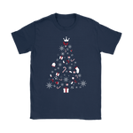 Christmas Tree Womens T-Shirt (Available in 6 Colours) - HBS Inspire Me