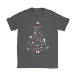 Christmas Tree Womens T-Shirt (Available in 6 Colours) - HBS Inspire Me