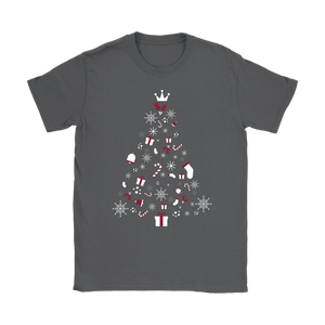 Christmas Tree Womens T-Shirt (Available in 6 Colours) - HBS Inspire Me