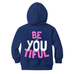 BE YOUtiful Kids Zip Hoodie - HBS Inspire Me