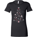 Christmas Tree Womens Feminine Fit Shirt (Available in 8 Different Colours) - HBS Inspire Me